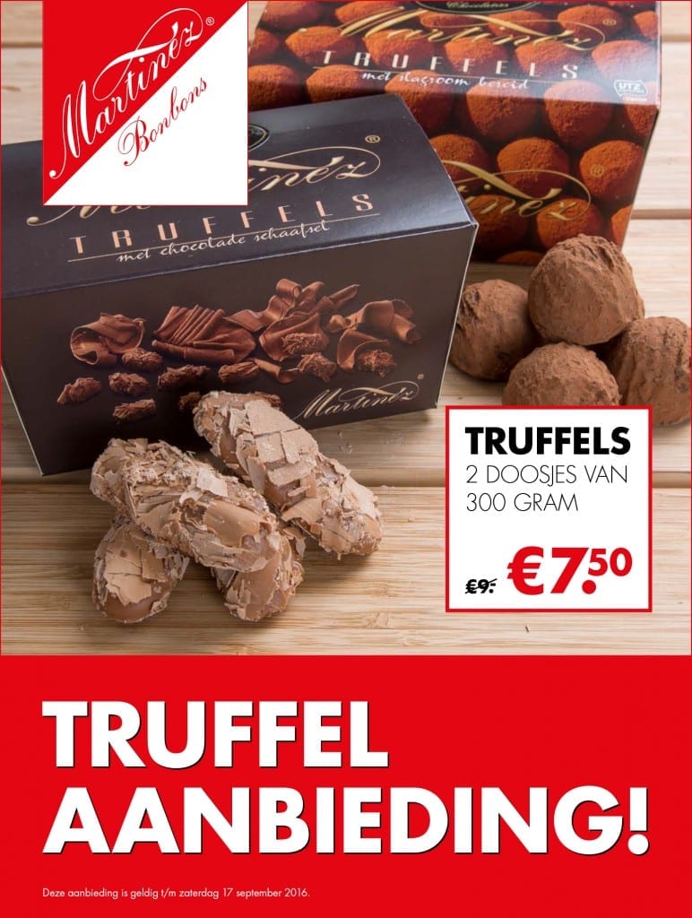 Truffel aanbieding